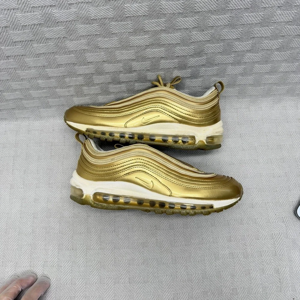 Nike Air Max 97 LX Metallic Gold Women's Size 8 CJ0625-700‎